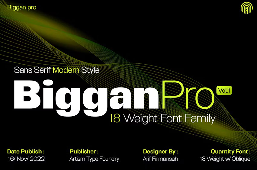 Biggan Pro Font
