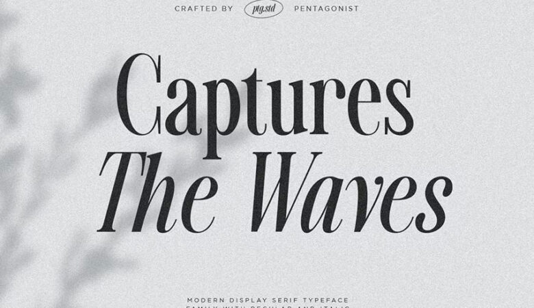 Captures The Waves Font