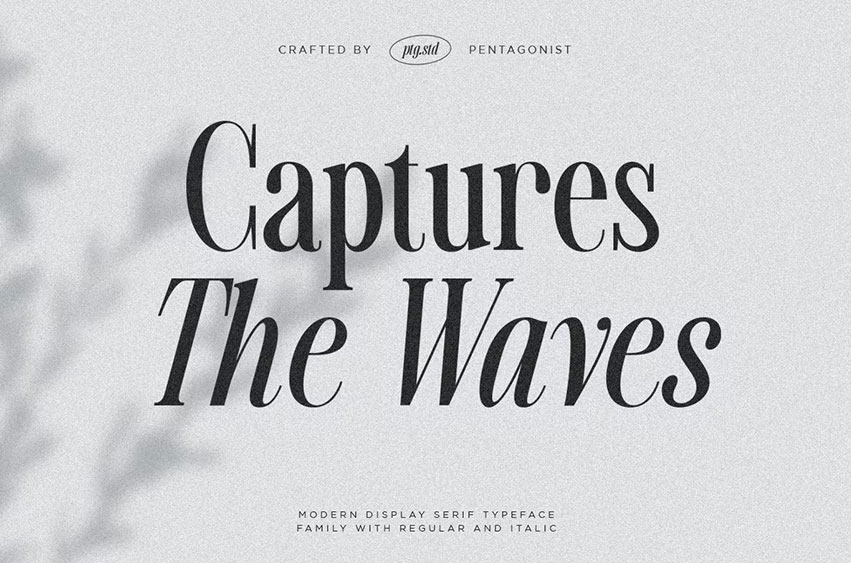 Captures The Waves Font