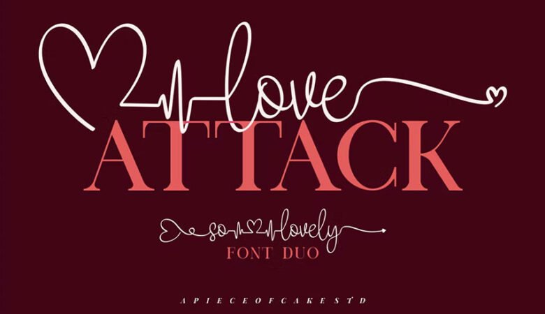 Love Attack Font