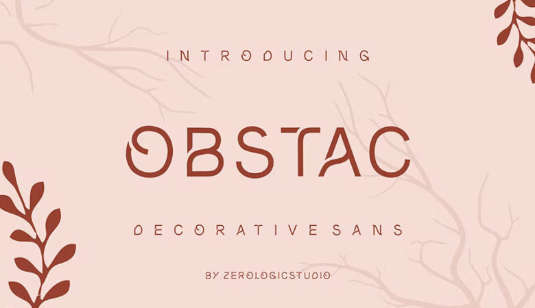 Obstac Font