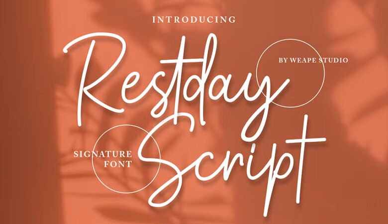 Restday Script Font