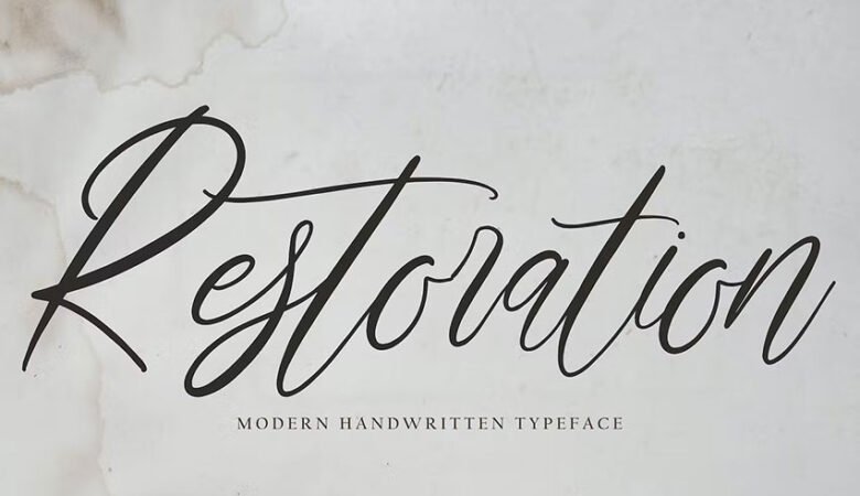 Restoration Font