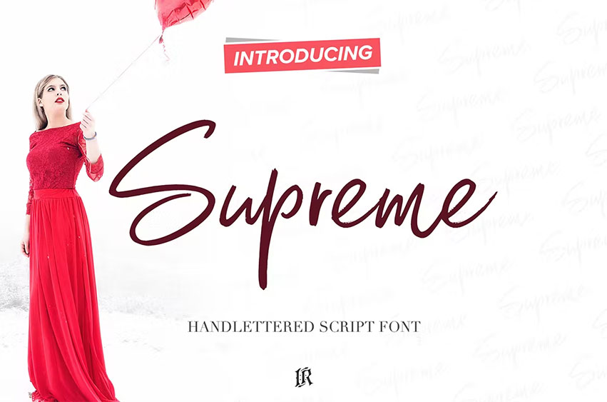 Supreme Script Font