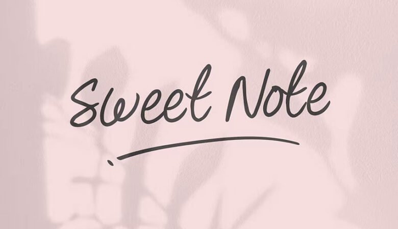 Sweet Note Font