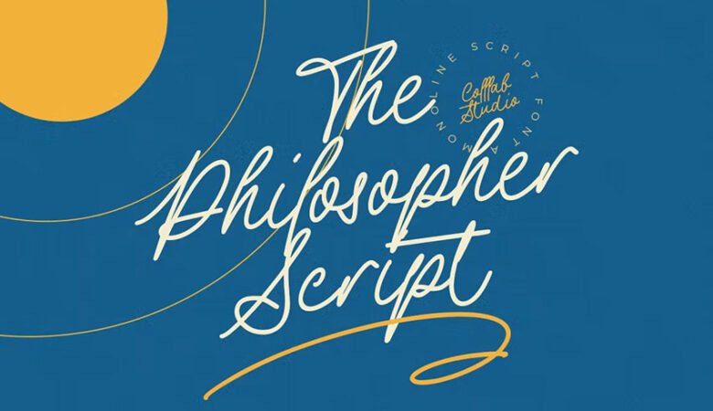 The Philosopher Script Font