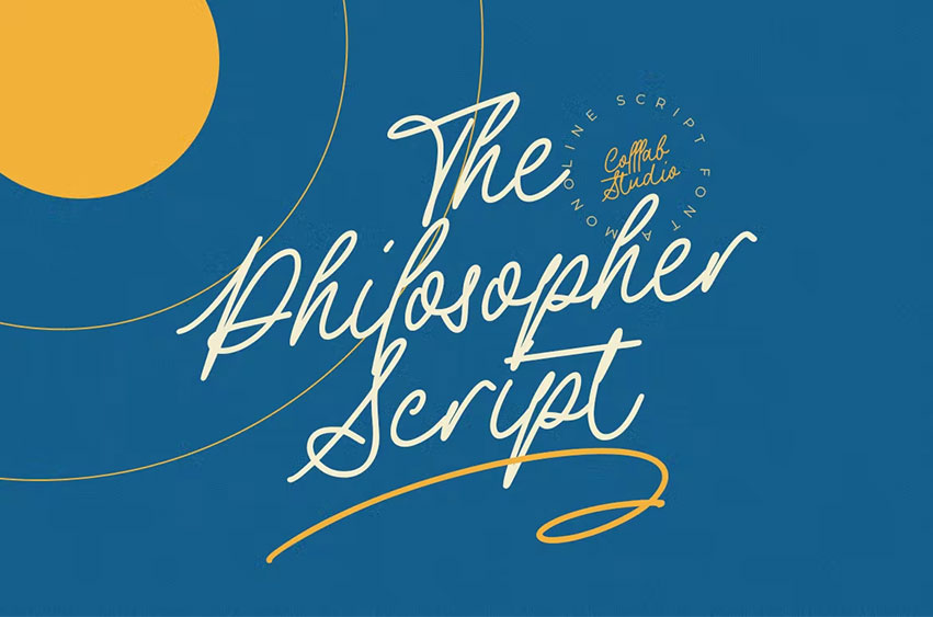 The Philosopher Script Font