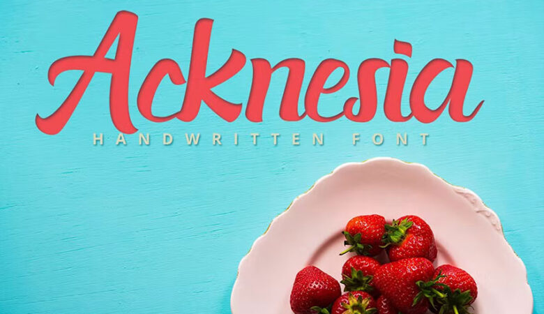 Acknesia Font