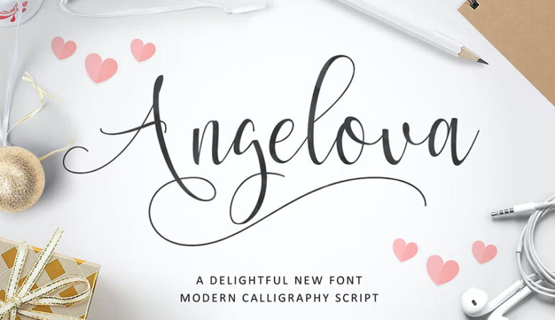 Angelova Script Font