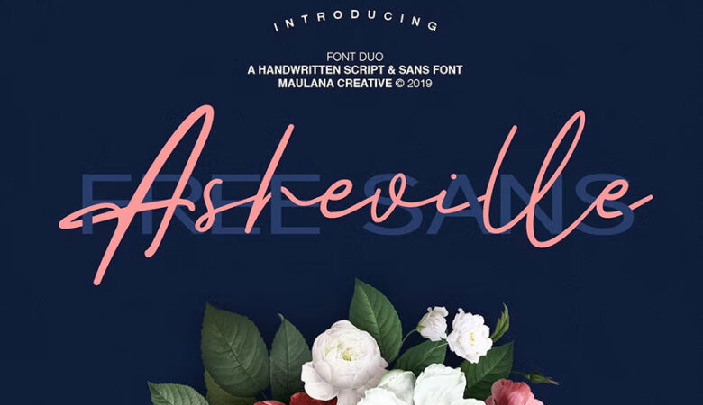 Asheville Script Font