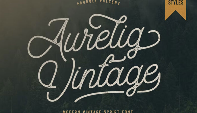 Aurelig Vintage Font