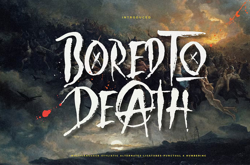 Bored To Death Font