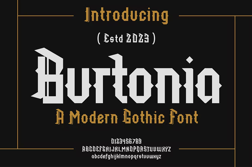 Burtonia Font