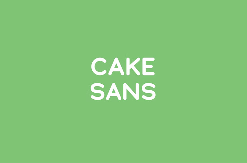 Cake Sans Font