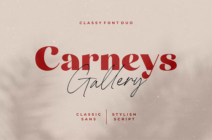 Carneys Gallery Font