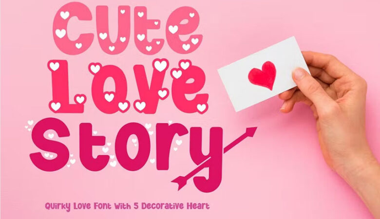 Cute Love Story Font