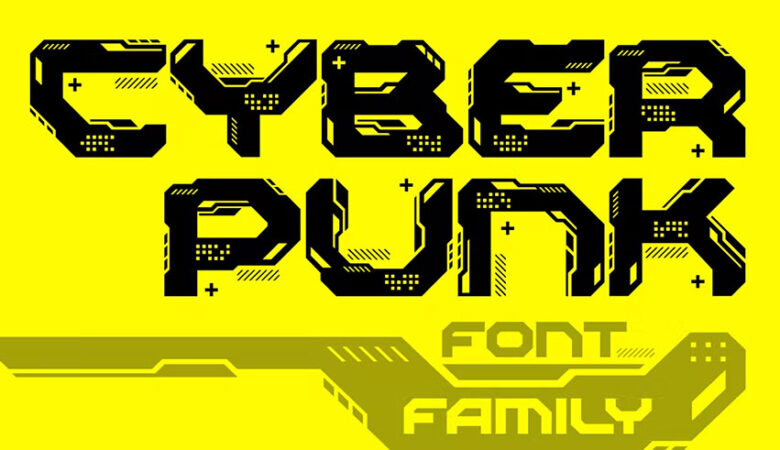 Cyberpunk Style Font