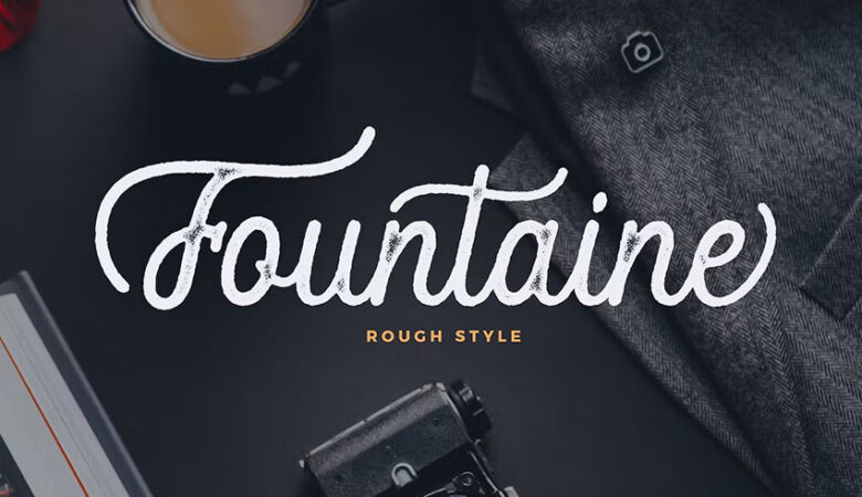 Fountaine Rough Font