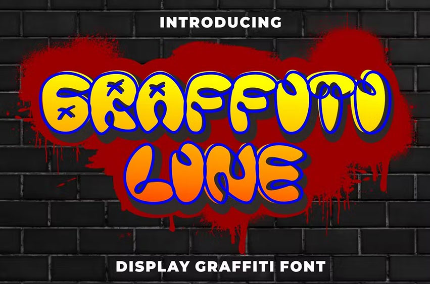 Graffiti Line Font