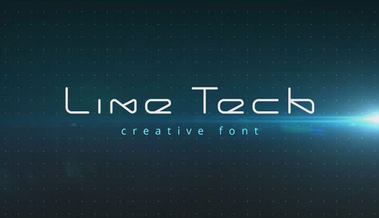 Line Tech Font