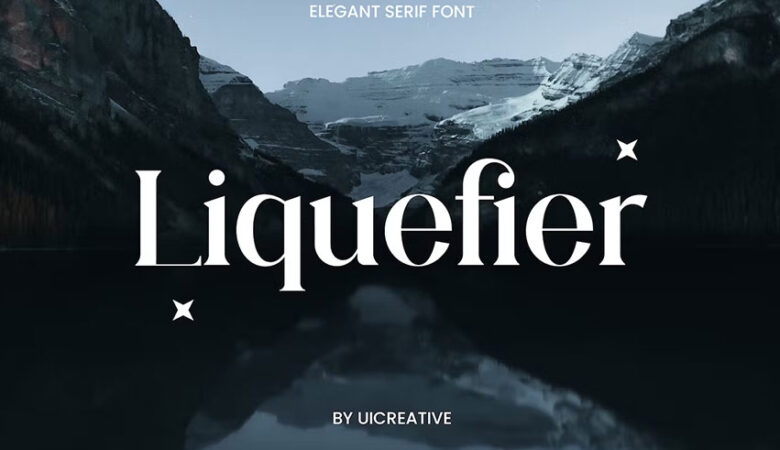 Liquefier Font