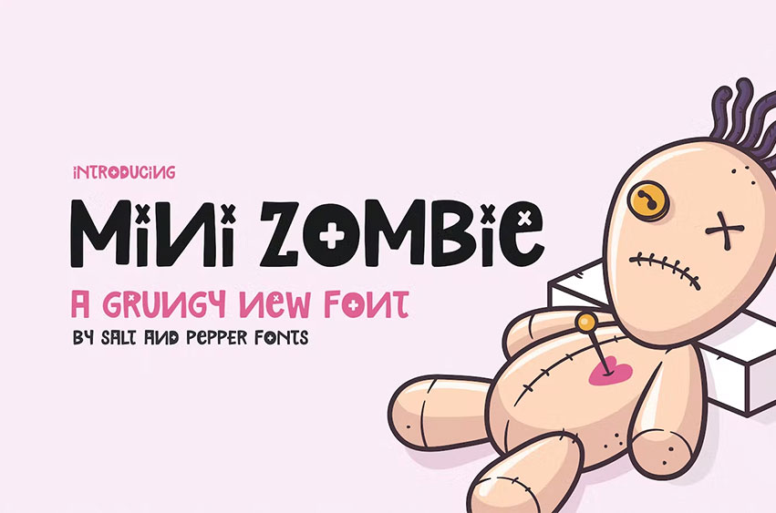 Mini Zombie Font