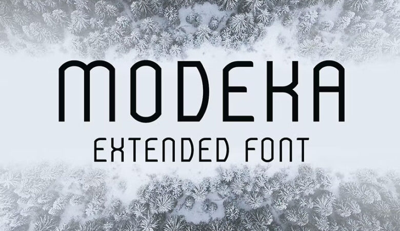 Modeka Extended Font