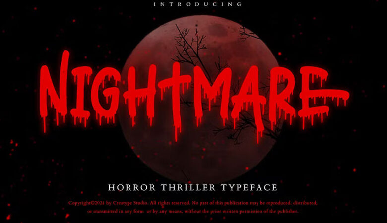 Nightmare Thriller Font