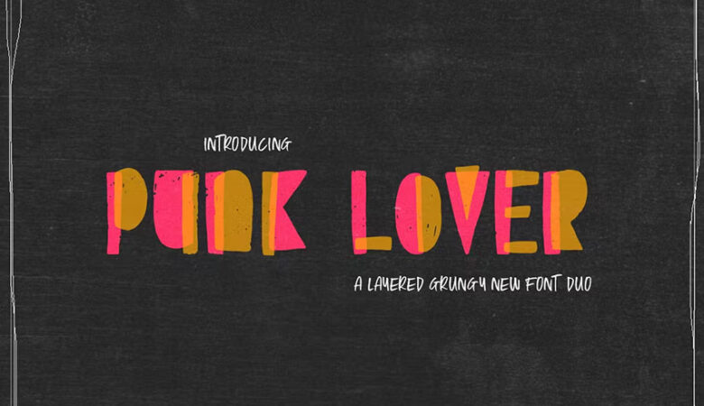 Punk Lover Duo Font