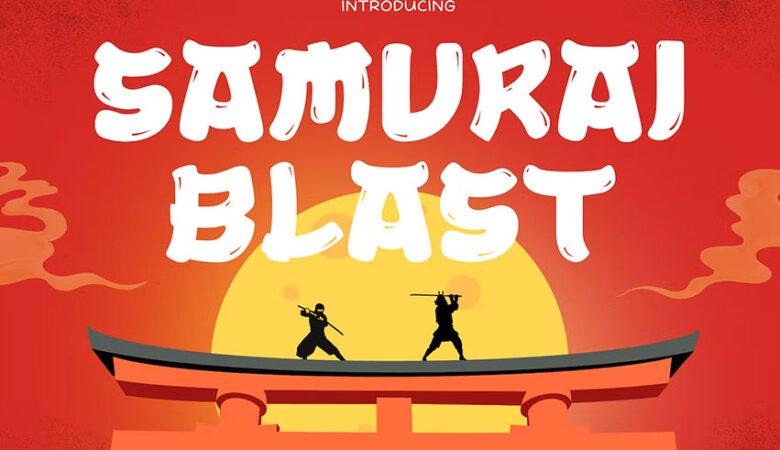 Samurai Blast Font