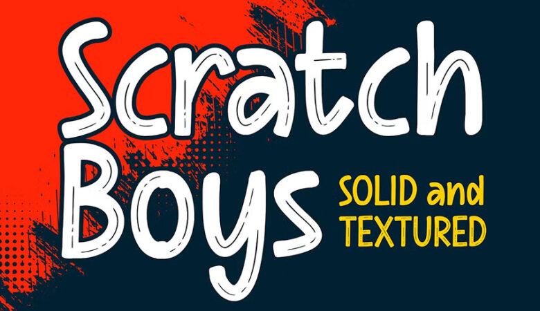 Scratch Boys Font