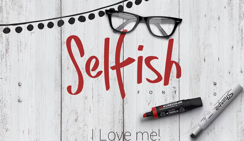 Selfish Font