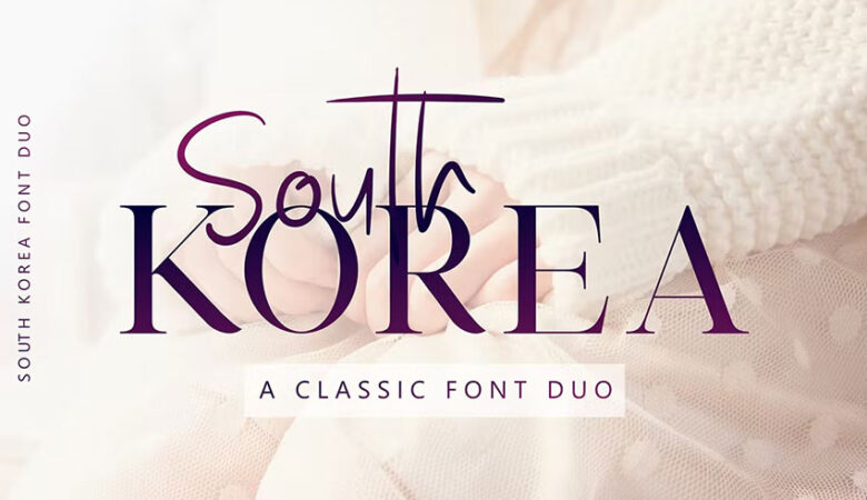 South Korea Font