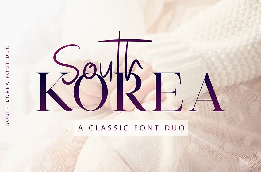 South Korea Font