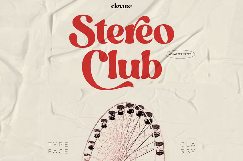 Stereo Club Font
