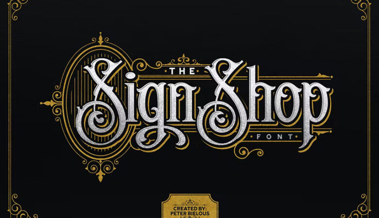 The Sign Shop Font