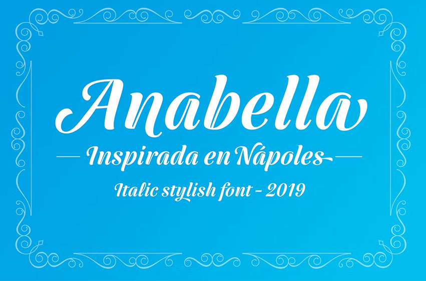 Anabella Italic Font