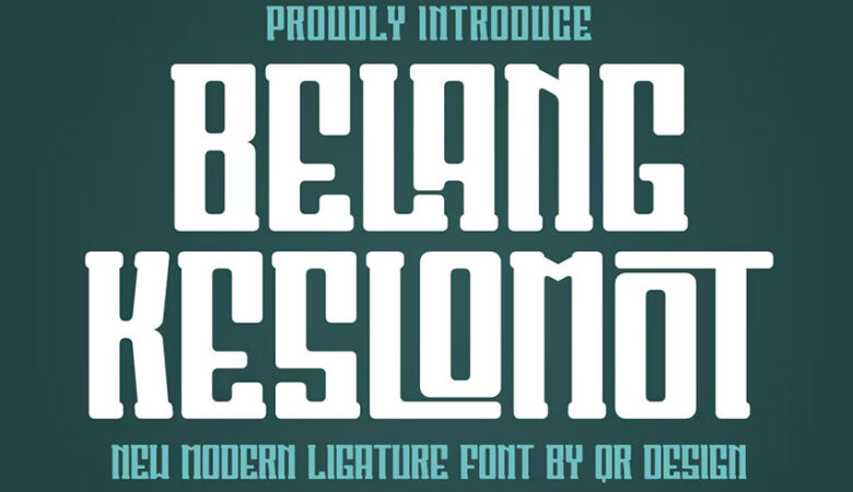 Belang Keslomot Font