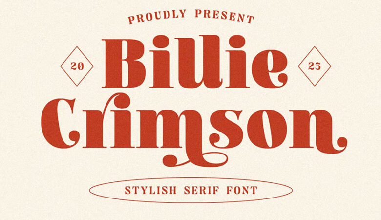 Billie Crimson Font