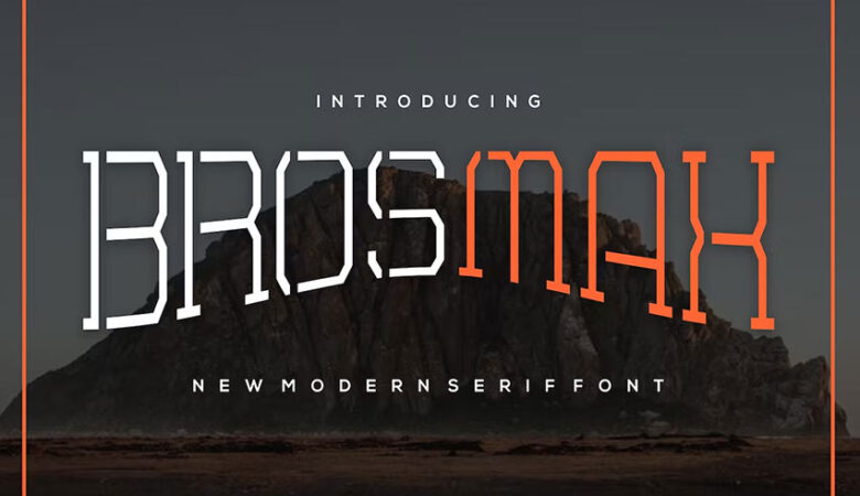 Brosmax Futuristic Font