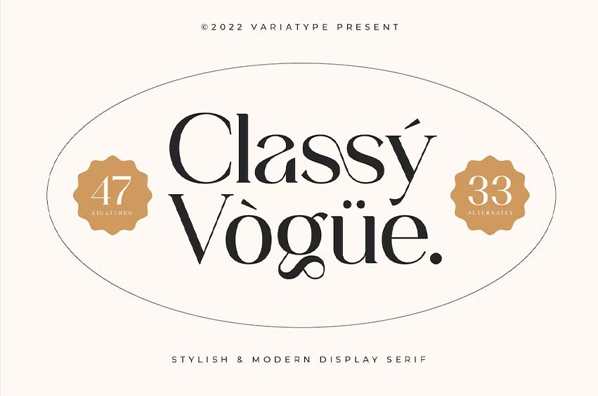 Classy Vogue Font