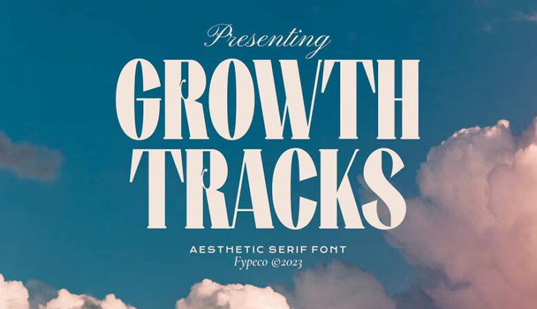 Growth Tracks Font