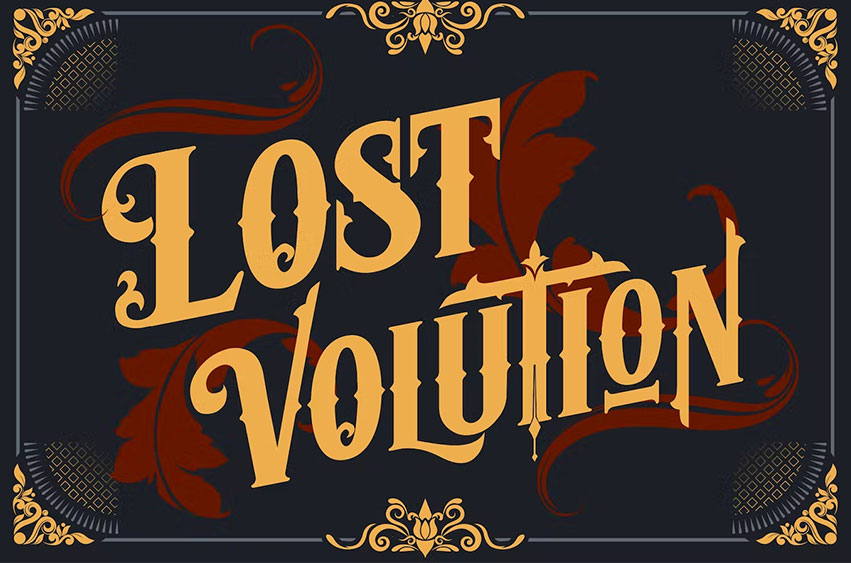 Lost Volution Font