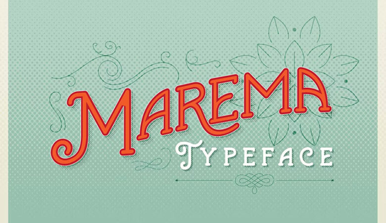 Marema Typeface Font