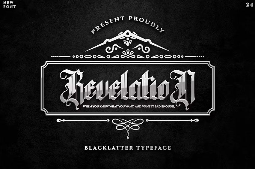 Revelation Blackletter Font