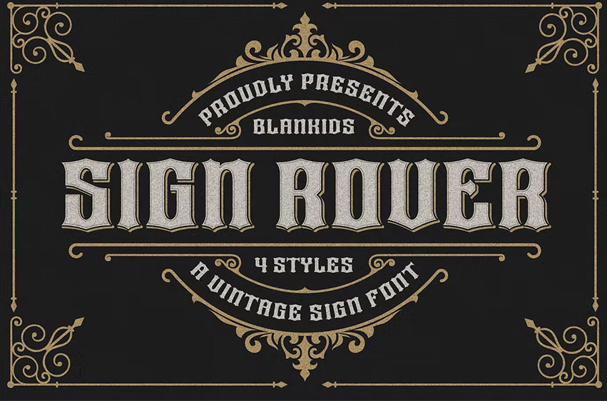 Sign Rover Font