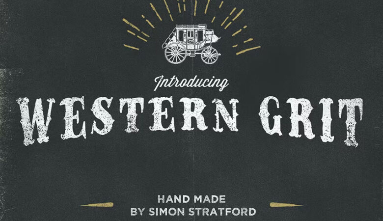 Western Grit Font