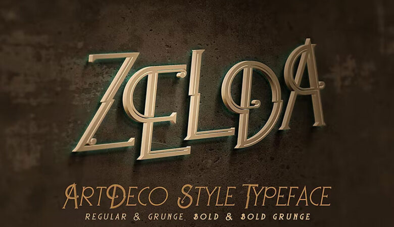 Zelda ArtDeco Font