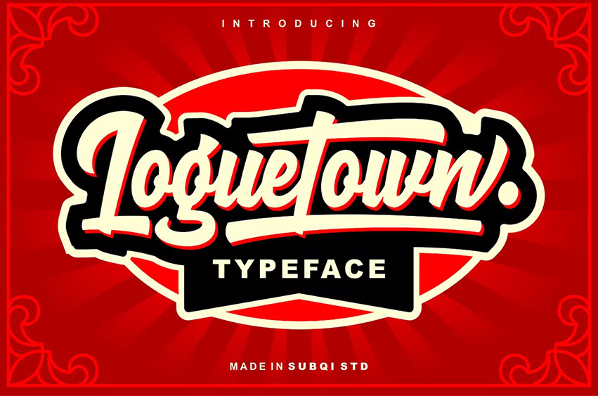 AMR Loguetown Font