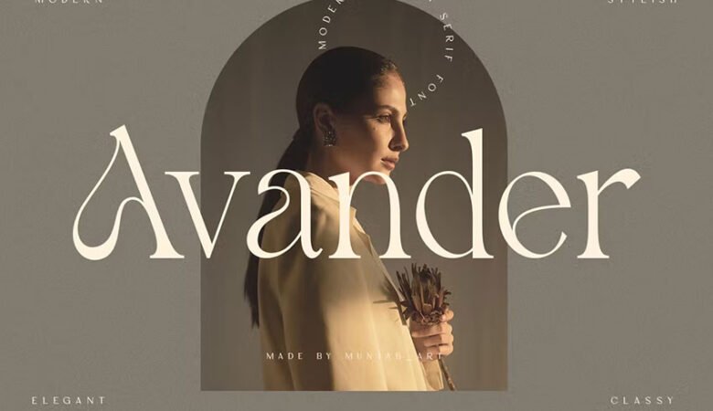 Avander Modern Stylish Font